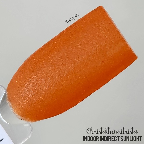 Nail polish swatch / manicure of shade Revel Tangelo