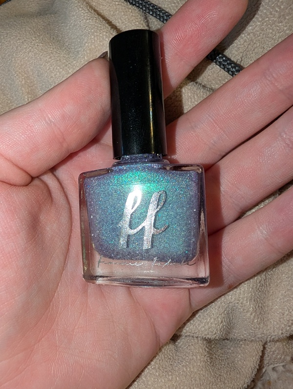 Nail polish swatch / manicure of shade Femme Fatale Feelin' Tide Down