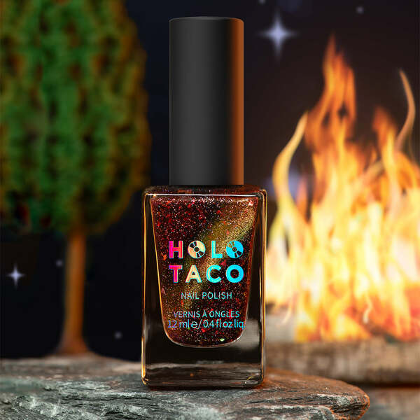 Nail polish swatch / manicure of shade Holo Taco Feeling Sparks