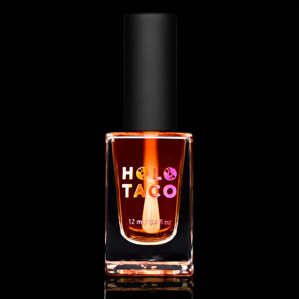 Nail polish swatch / manicure of shade Holo Taco Sticky Base
