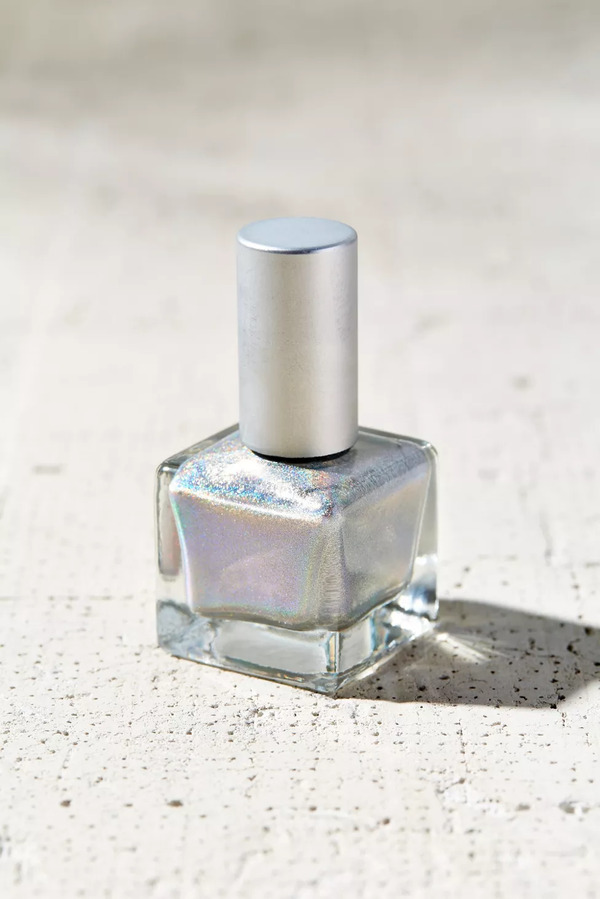 Nail polish swatch / manicure of shade Urban Outfitters Silver holo