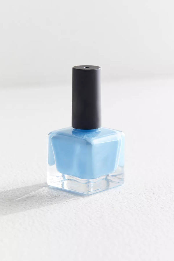 Nail polish swatch / manicure of shade Urban Outfitters Blue jean baby