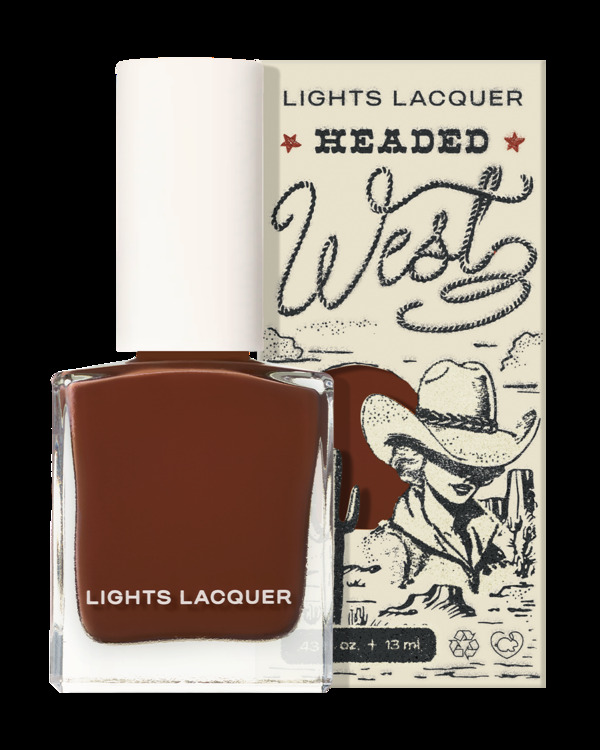 Nail polish swatch / manicure of shade Lights Lacquer I'm dirty dan