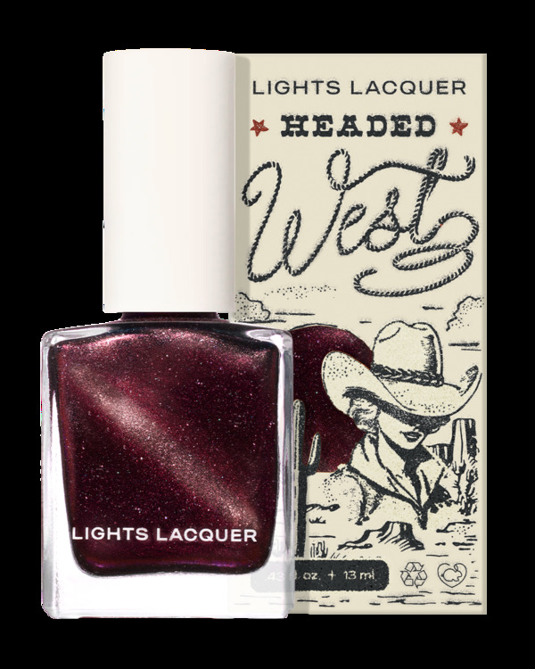 Nail polish swatch / manicure of shade Lights Lacquer We Ride at Dawn