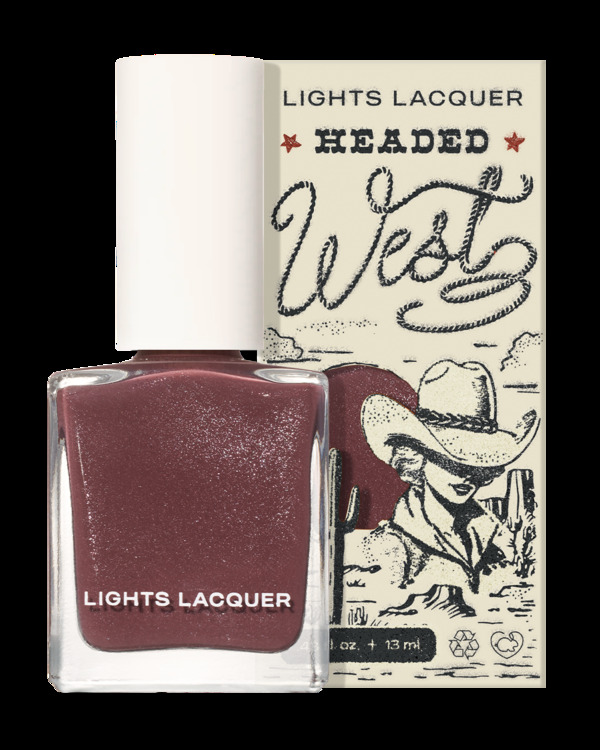Nail polish swatch / manicure of shade Lights Lacquer My first rodeo