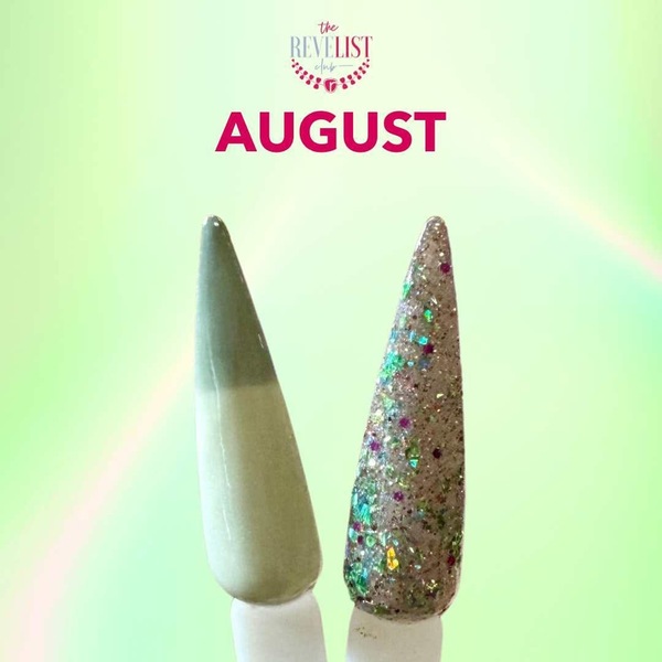 Nail polish swatch / manicure of shade Revel August 1
