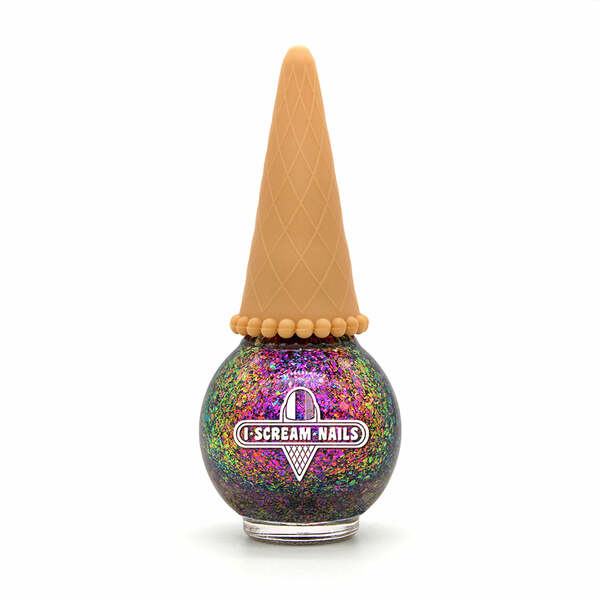 Nail polish swatch / manicure of shade I Scream Nails Full throttle