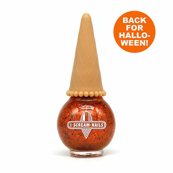 Nail polish swatch / manicure of shade I Scream Nails Killer pumpkin