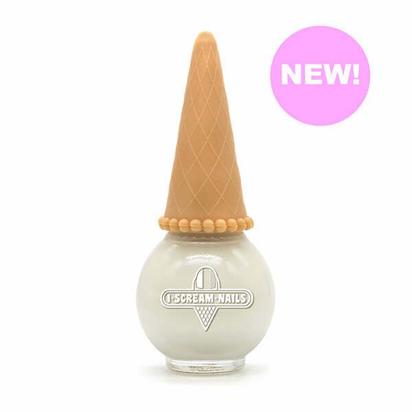 Nail polish swatch / manicure of shade I Scream Nails Not quite white