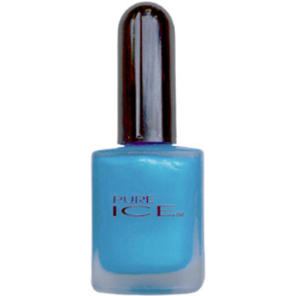 Nail polish swatch / manicure of shade Pure Ice Blue Marlin
