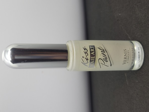 Nail polish swatch / manicure of shade Kiss White