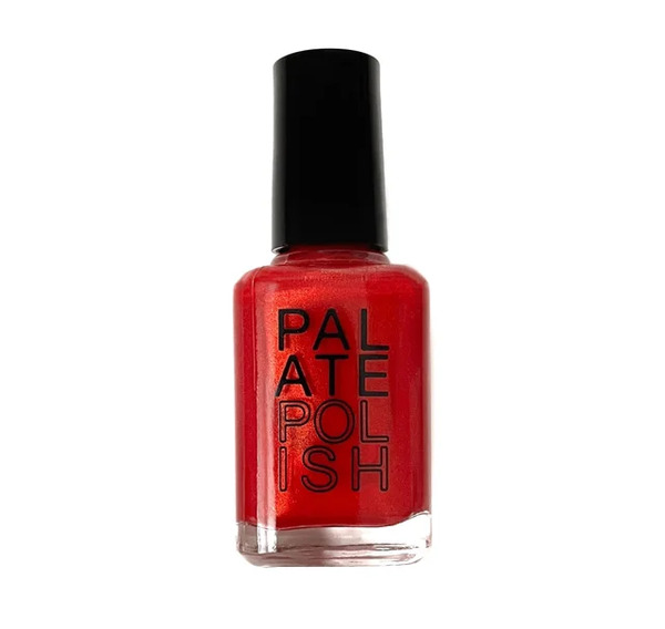 Nail polish swatch / manicure of shade Palate Polish Candy apple
