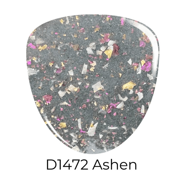 Nail polish swatch / manicure of shade Revel Ashen
