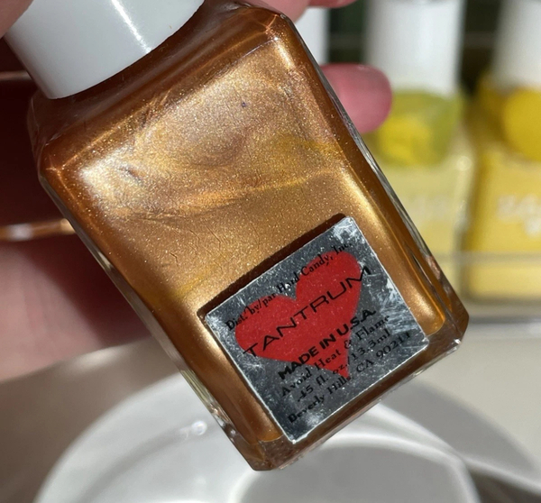 Nail polish swatch / manicure of shade Hard Candy Tantrum