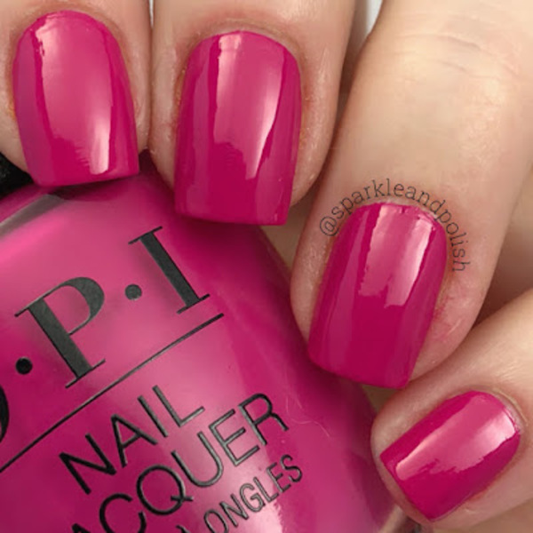 Nail polish swatch / manicure of shade OPI You're The Shade That I Want