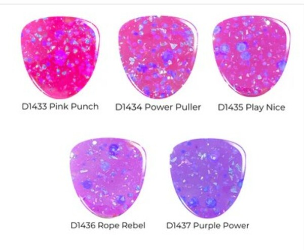 Nail polish swatch / manicure of shade Revel Purple Power