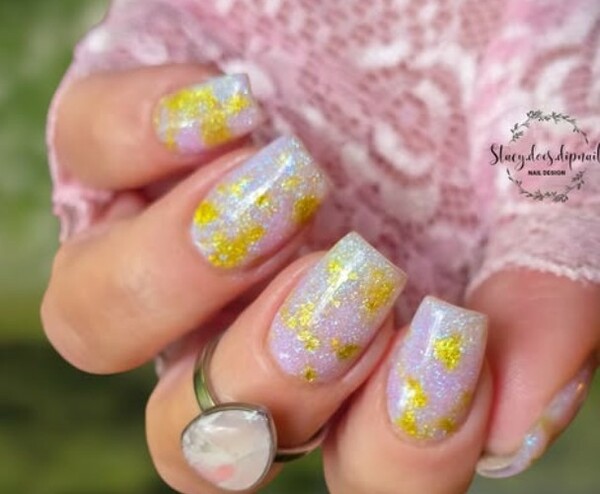 Nail polish swatch / manicure of shade Double Dipp'd Ice Pop