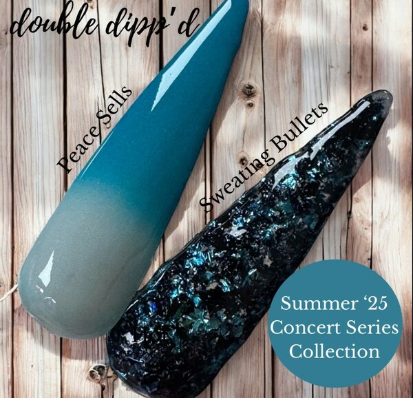 Nail polish swatch / manicure of shade Double Dipp'd Sweating Bullets