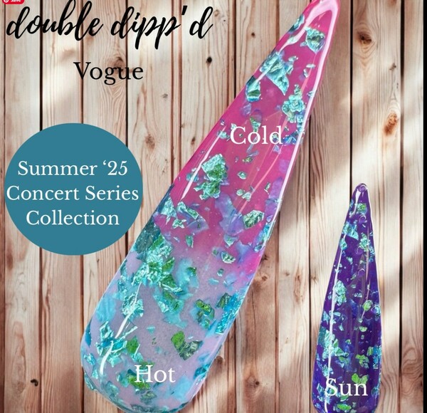 Nail polish swatch / manicure of shade Double Dipp'd Vogue