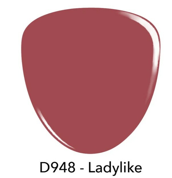 Nail polish swatch / manicure of shade Revel Ladylike