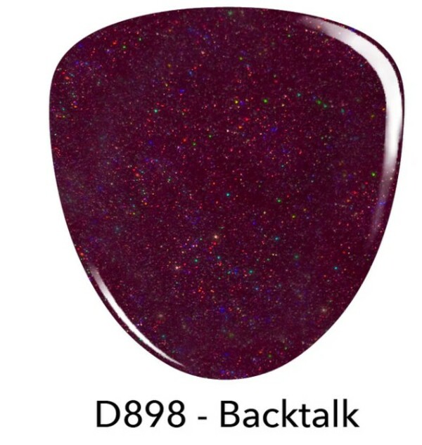 Nail polish swatch / manicure of shade Revel Backtalk