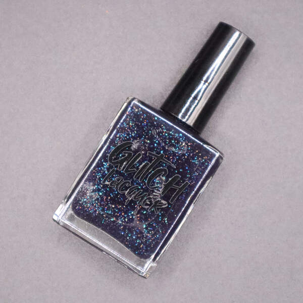 Nail polish swatch / manicure of shade Glitch Lacquer Alexandrite Prism