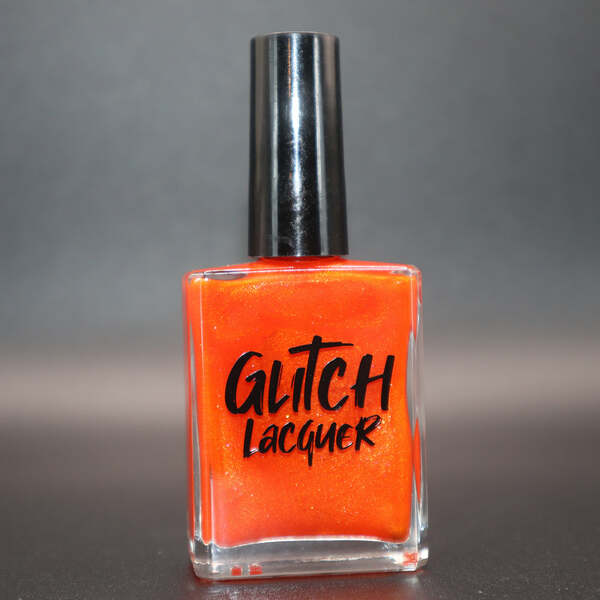 Nail polish swatch / manicure of shade Glitch Lacquer Carnelian Coven