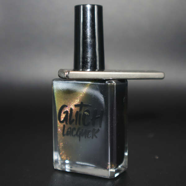 Nail polish swatch / manicure of shade Glitch Lacquer Cursed Amulet
