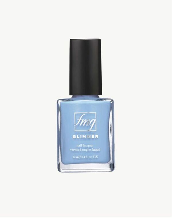 Nail polish swatch / manicure of shade Avon AstroNautical blue
