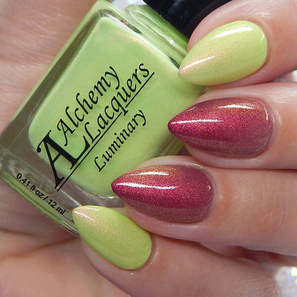 Nail polish swatch / manicure of shade Alchemy Lacquers Luminary
