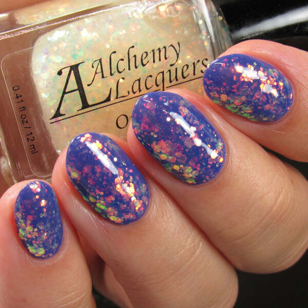 Nail polish swatch / manicure of shade Alchemy Lacquers Opal