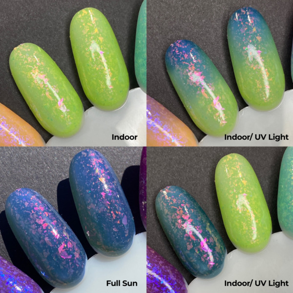 Nail polish swatch / manicure of shade Alchemy Lacquers Heart of the Forest
