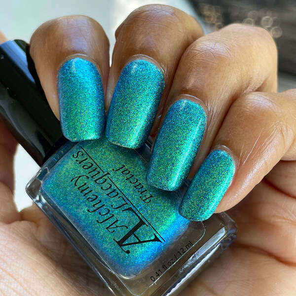 Nail polish swatch / manicure of shade Alchemy Lacquers Fractal