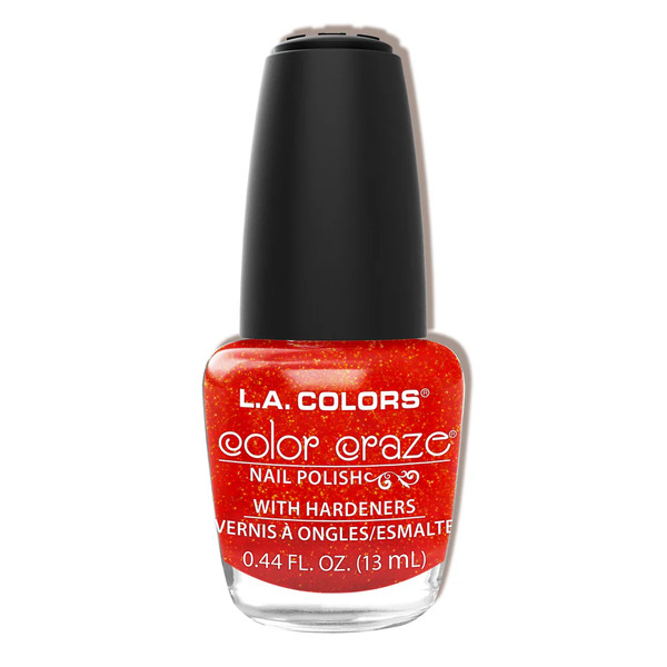 Nail polish swatch / manicure of shade L.A. Colors Flamenco