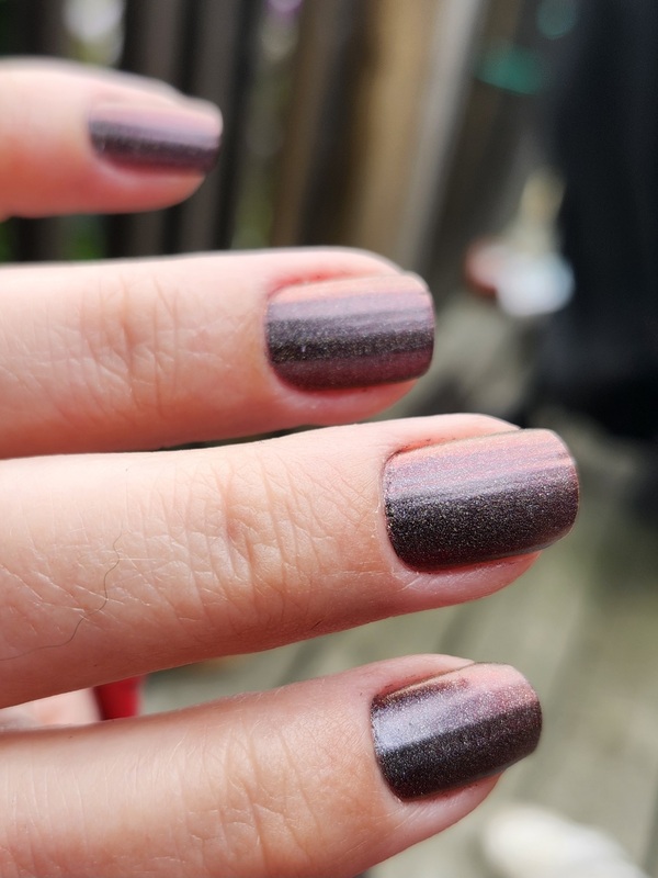 Nail polish swatch / manicure of shade Inspired Sense Braveheart