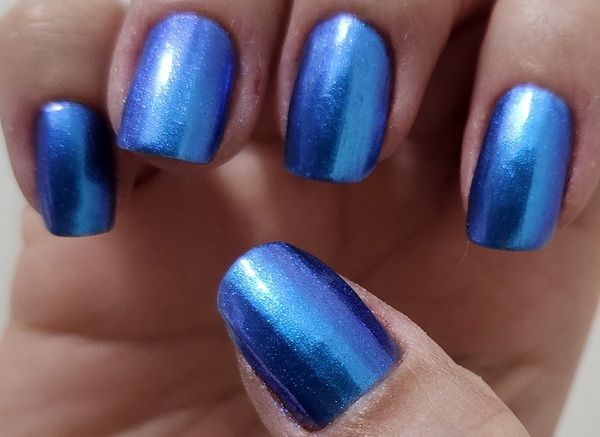 Nail polish swatch / manicure of shade Inspired Sense Don't Be Koi