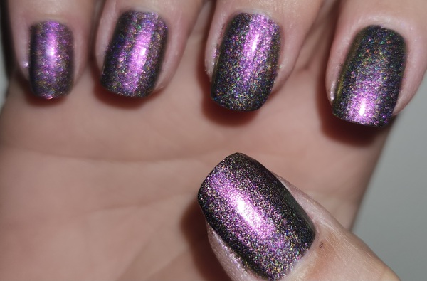 Nail polish swatch / manicure of shade Inspired Sense Winter Kisses
