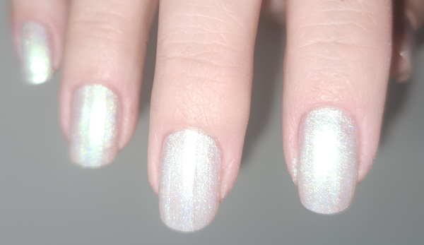 Nail polish swatch / manicure of shade Inspired Sense Glimmering Glaciers