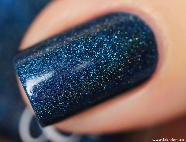 Nail polish swatch / manicure of shade Cadillacquer Ink