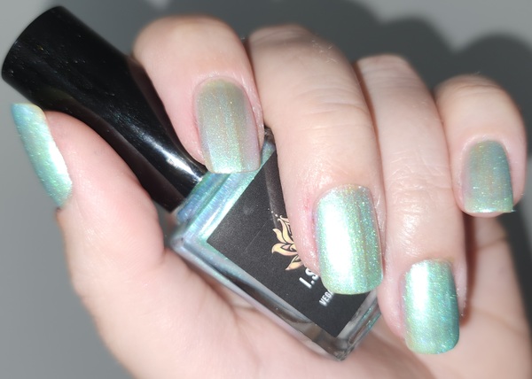 Nail polish swatch / manicure of shade Inspired Sense Mermaid Song