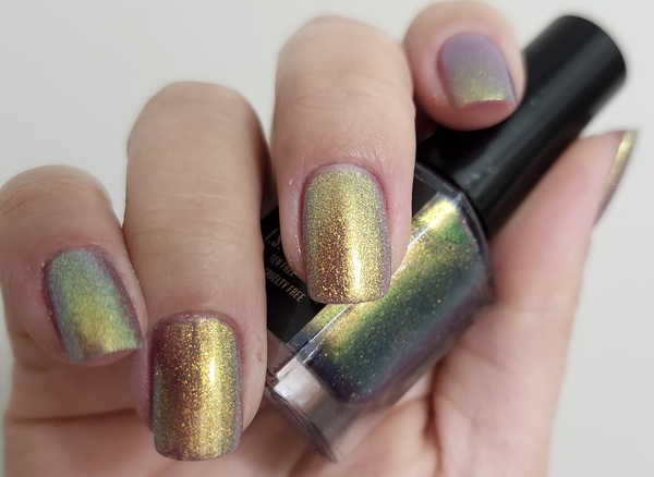 Nail polish swatch / manicure of shade Inspired Sense Celestial Shift