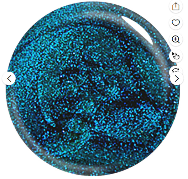 Nail polish swatch / manicure of shade L.A. Colors Fizzy