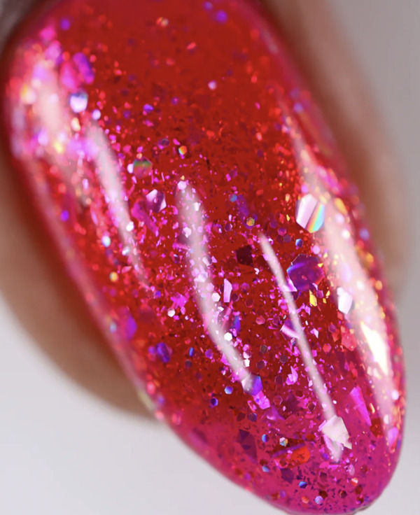 Nail polish swatch / manicure of shade Cracked Thanks for the Mammaries