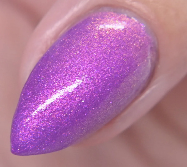 Nail polish swatch / manicure of shade LynB Designs Doing My Breast