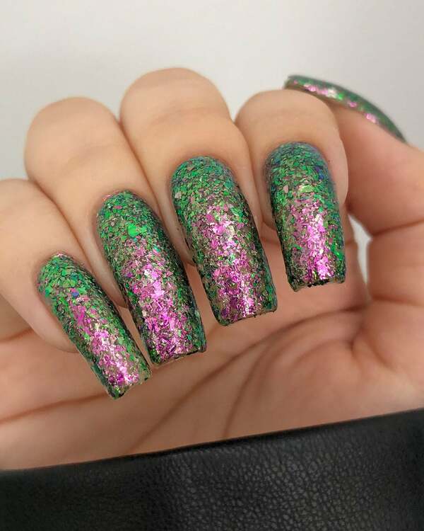 Nail polish swatch / manicure of shade Mooncat Nirvana Pro X