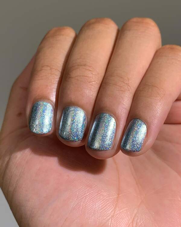 Nail polish swatch / manicure of shade Mooncat Cyborg Tears