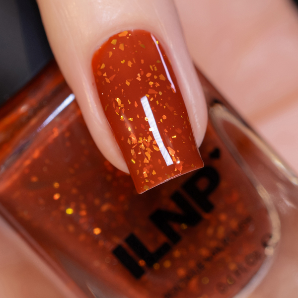 Nail polish swatch / manicure of shade I Love Nail Polish Raincoat