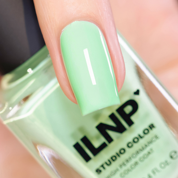 Nail polish swatch / manicure of shade I Love Nail Polish Minted