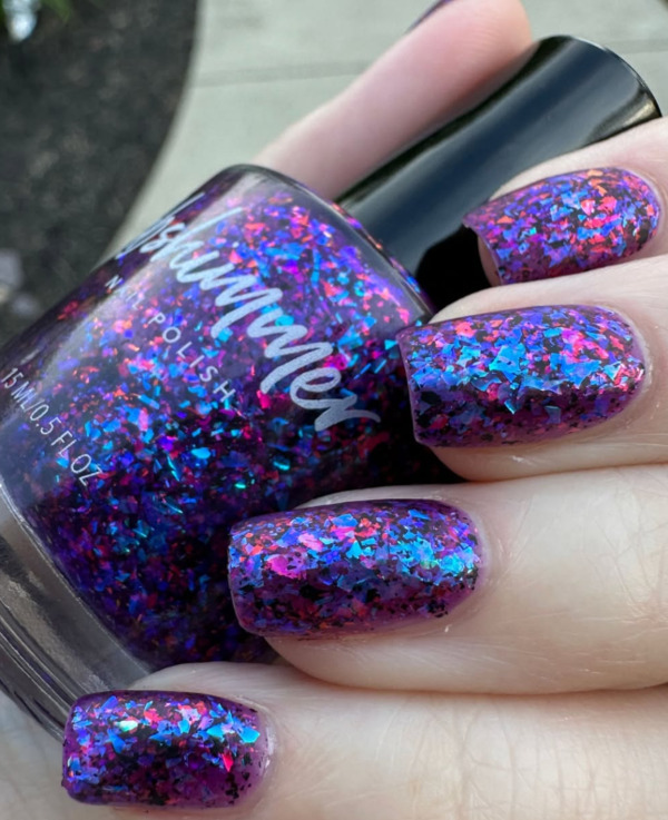 Nail polish swatch / manicure of shade KBShimmer Excellent