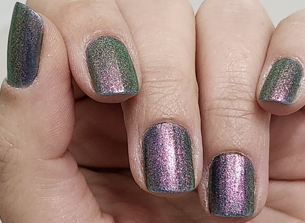 Nail polish swatch / manicure of shade Alchemy Lacquers Whatsit, Who and Which